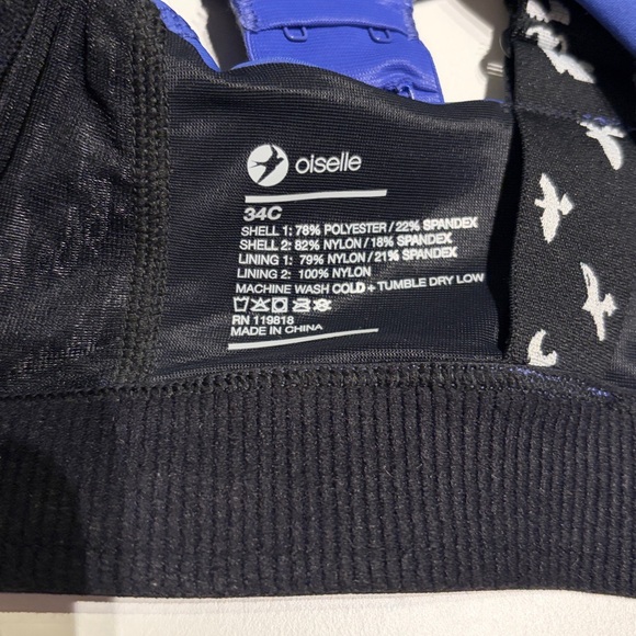 Oiselle Sisters Sports Bra 34C high impact running NEW - Picture 7 of 7